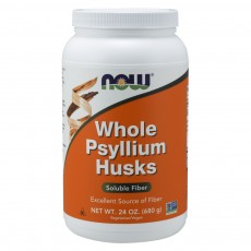  나우 Now, Whole Psyllium Husks, 24 oz (680 g)