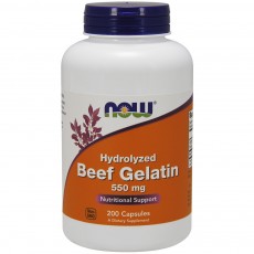나우 Now, Beef Gelatin 550 mg, 200 캡슐