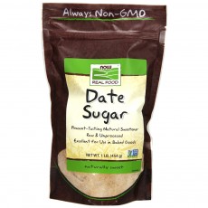  나우 Now, Date Sugar, 1 lb. (454 g)