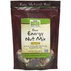  나우 Now, Raw Energy, Unsalted Nut Mix, 1 lb. (454 g)