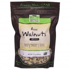  나우 Now, Walnuts, 12 oz (340 g)