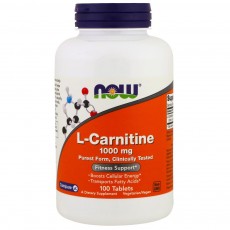 나우 Now, L-카르니틴 1,000 mg , 100 타블렛