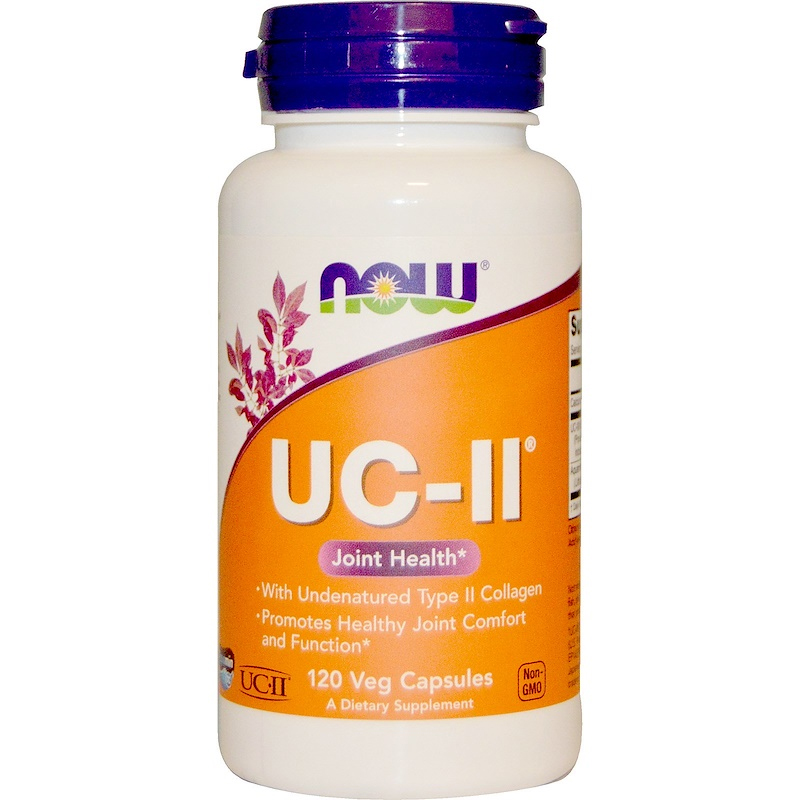 나우 Now, UC-II 관절 영양제, 비변성 II 형 콜라겐, 120 식물성캡슐