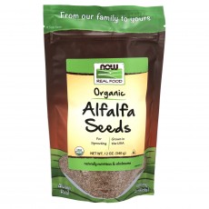 나우 Now, Alfalfa Seeds (자주개자리 씨), 12 oz (340 g)