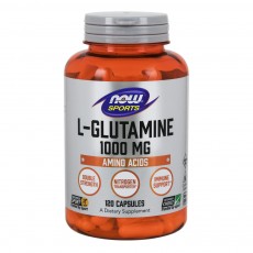 나우 Now, L- 글루타민, 두배 강한 1000 mg, 120 캡슐