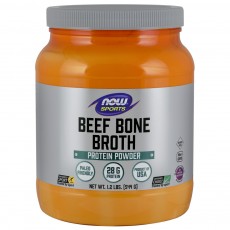 나우 Now, Bone Broth, Beef 파우더, 1.2 lbs (544 g)