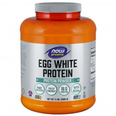 나우 Now, Egg White 프로틴, 무맛 파우더, 5 lbs (2268 g)
