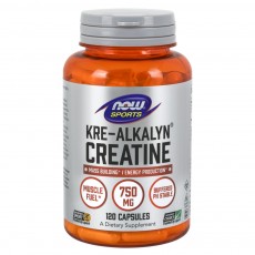 나우 Now, Kre-Alkalyn® 크레아틴, 120 캡슐