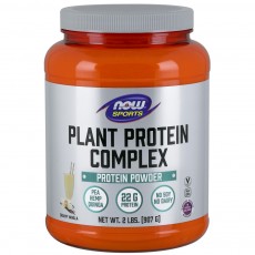 나우 Now, 식물성 단백질 복합체, 크리미 바닐라 파우더, 2 lbs (907 g)
