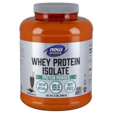 나우 Now, 웨이 프로틴 Isolate, 크리미 초코렛 파우더, 5 lbs (2268 g)