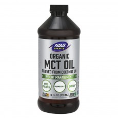 나우 Now, MCT Oil, 유기농, 16 fl oz (473 ml)