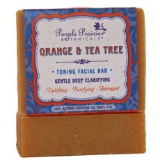 퍼플 프레리 오렌지 & 티트리 비누, 4 oz (113 g)
