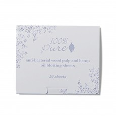 100% Pure, 안티박테리아 오일 블로팅 메이크업 기름종이 50매