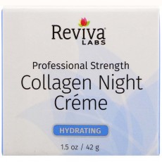 리비바 랩, 콜라겐 나이트 크림, 1.5 oz (42 g)