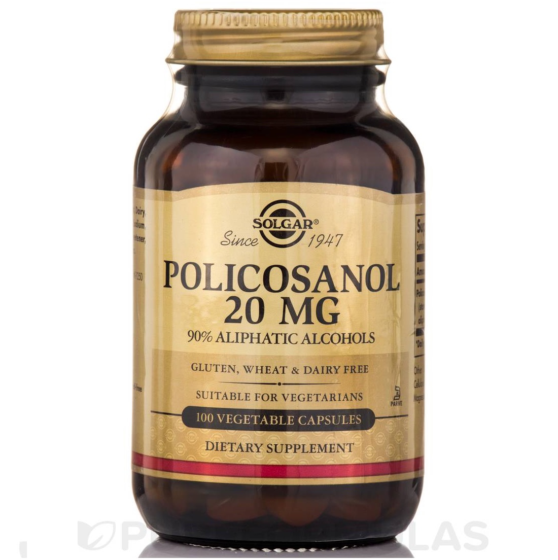 솔가, 폴리코사놀 20 mg, 100 베지캡