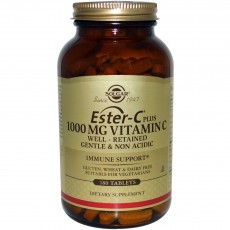 솔가, Ester-C 플러스 1000 mg 비타민 C, 180 Tablets