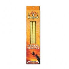 Wally's Candels, Herbal Beeswax, All-Natural Ear, 12 Candles