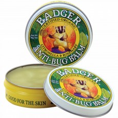 뱃져 BADGER, 벌레물림방지 [대용량], Anti-Bug Balm, 2 oz (56 g)