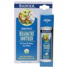 뱃져 BADGER, Headache Soother 스틱 (두통), 페퍼민트 & 라벤더, 0.60 oz (17 g)