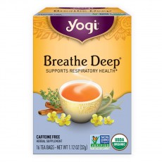 요기 티, Breathe Deep Organic, 16 티백