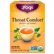 요기 티, Throat Comfort Organic, 16 티백