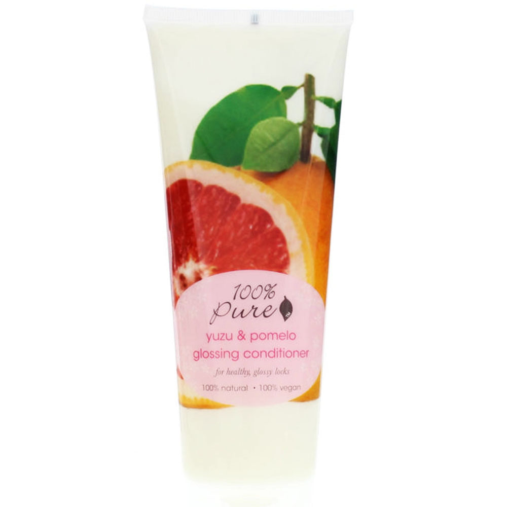 100% Pure, Yuzu & Pomelo Glossing 샴푸, 8 oz (236 ml)