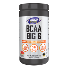 나우 Now, BCAA Big 6, 천연 수박맛, 600 g