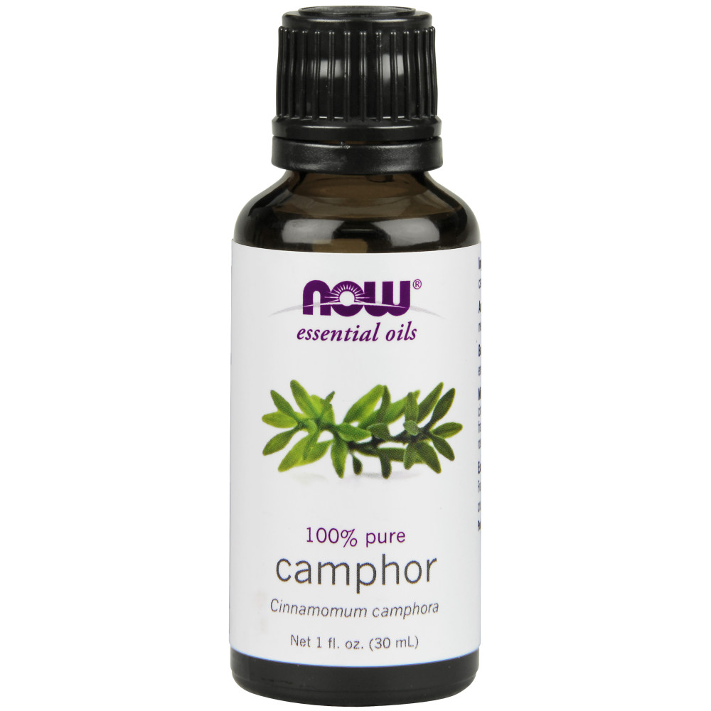 나우 Now, 100% 퓨어, 장뇌 Camphor 에센셜 오일, 1 fl oz (30 ml)