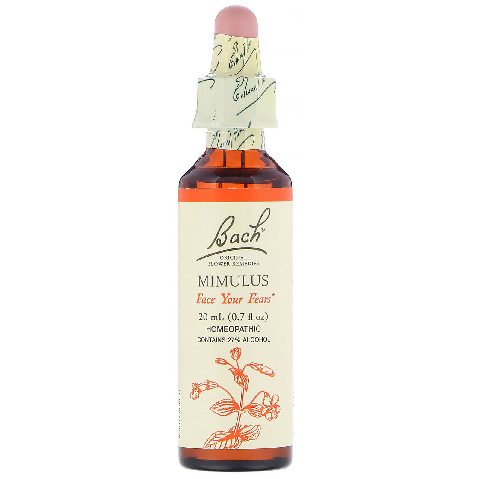 바흐, Flower Essence Mimulus, 20 ml