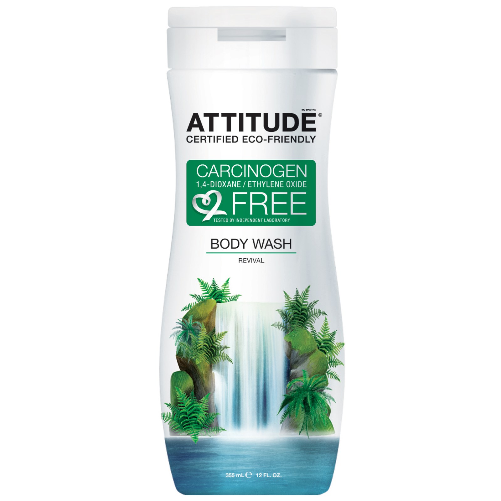 Attitude, 바디 워시, 리바이벌, 12 oz (355 ml)