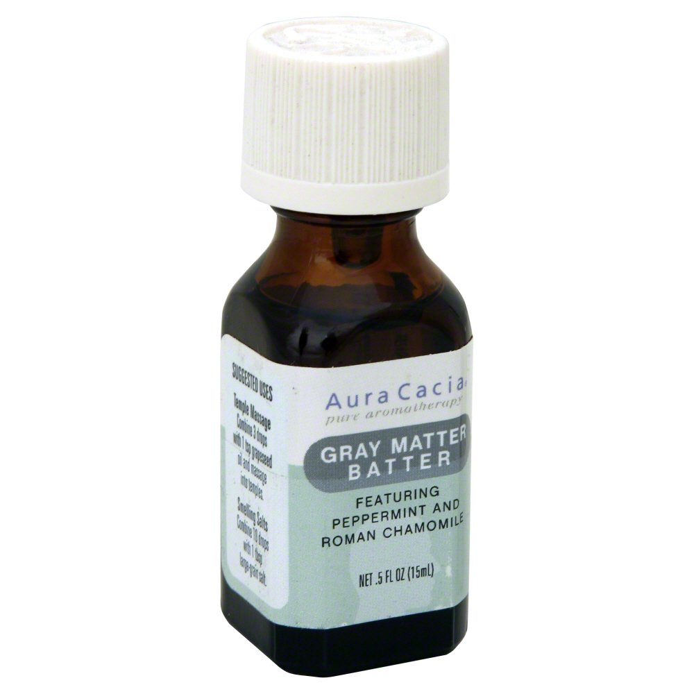 아우라카시아, 에센셜 오일 (Gray Matter Batter), 0.5 fl oz (15 ml)