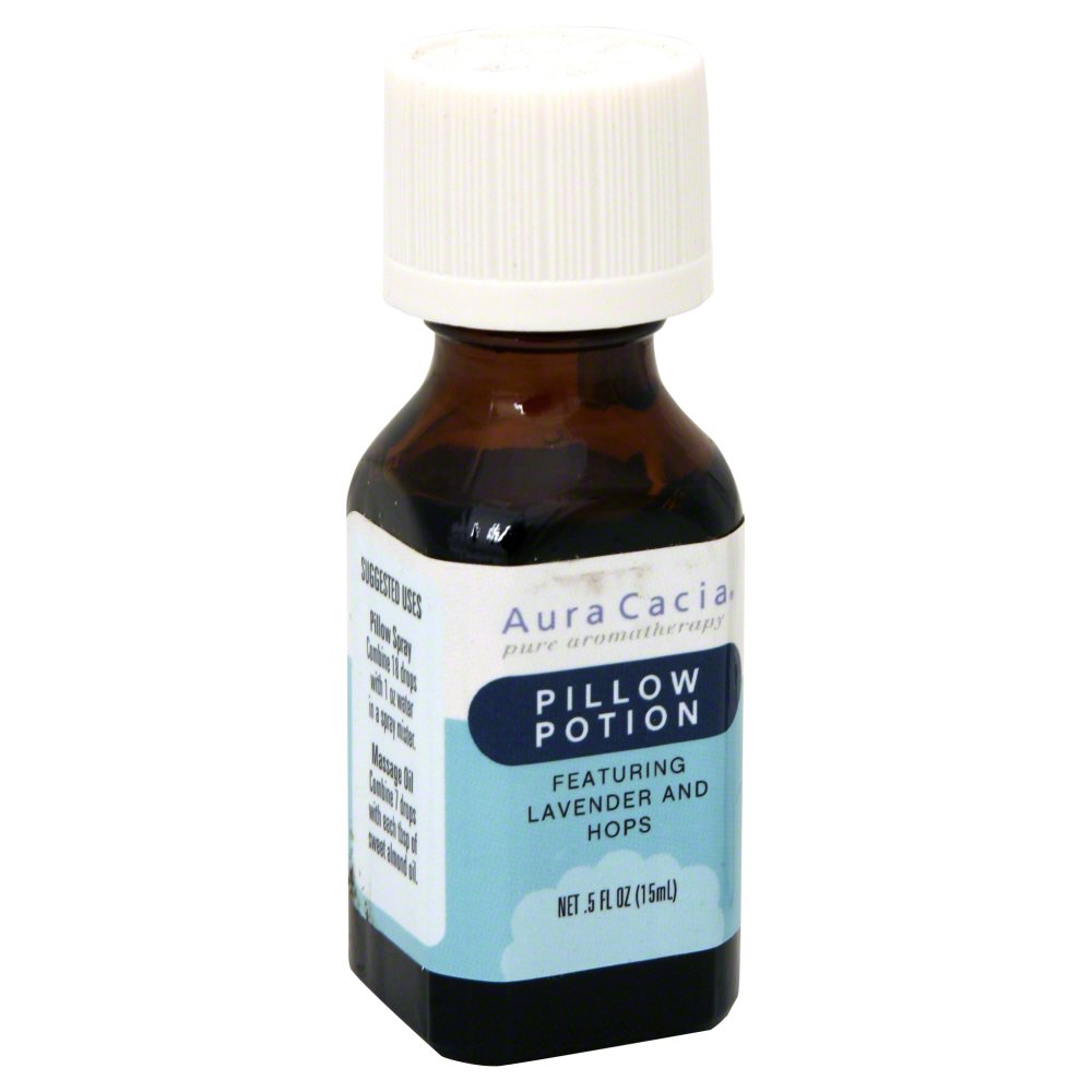 아우라카시아, 에센셜 오일 (Pillow Potion), 0.5 fl oz (15 ml)