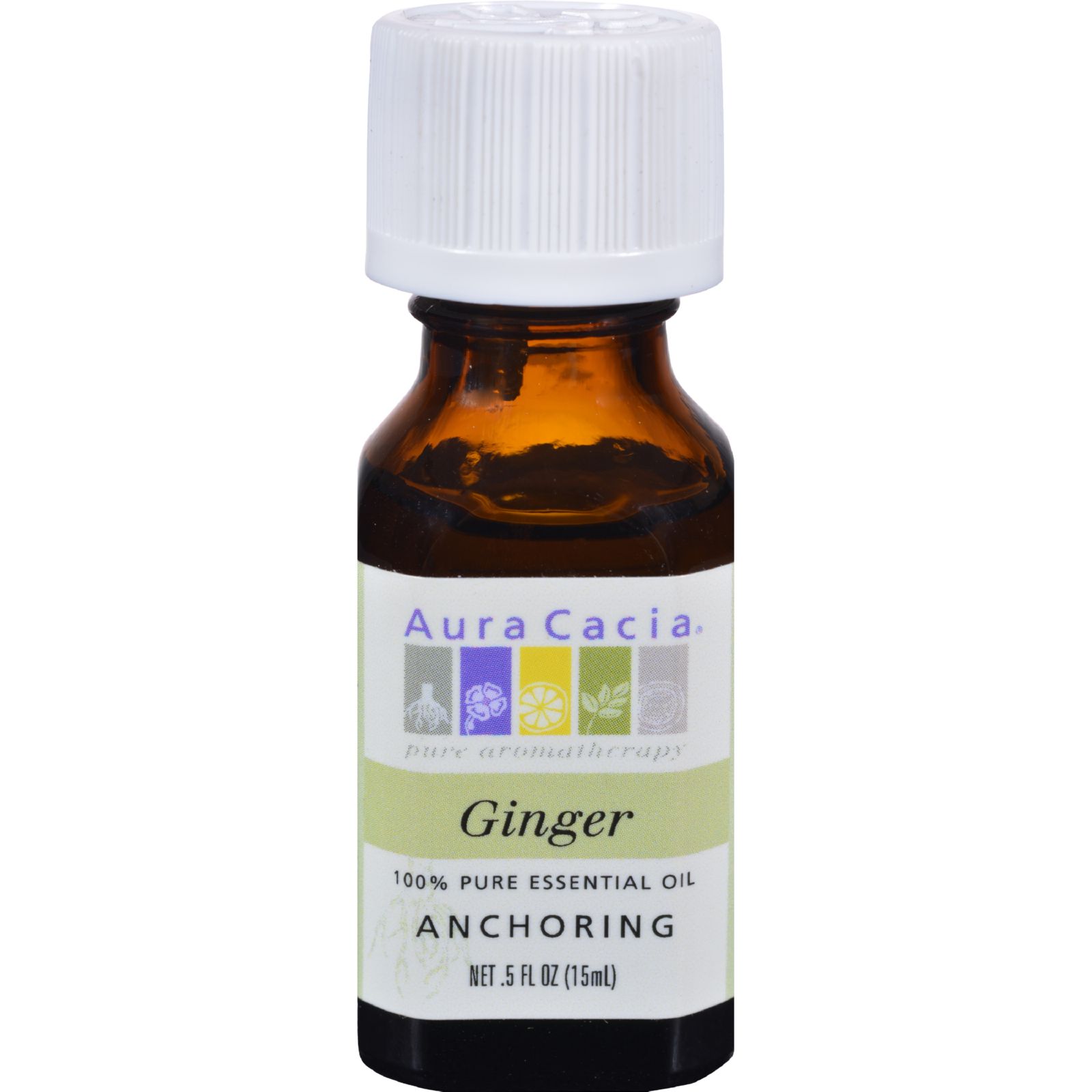 아우라카시아, 에센셜 오일 Anchoring (Ginger), .5 fl oz (15 ml)