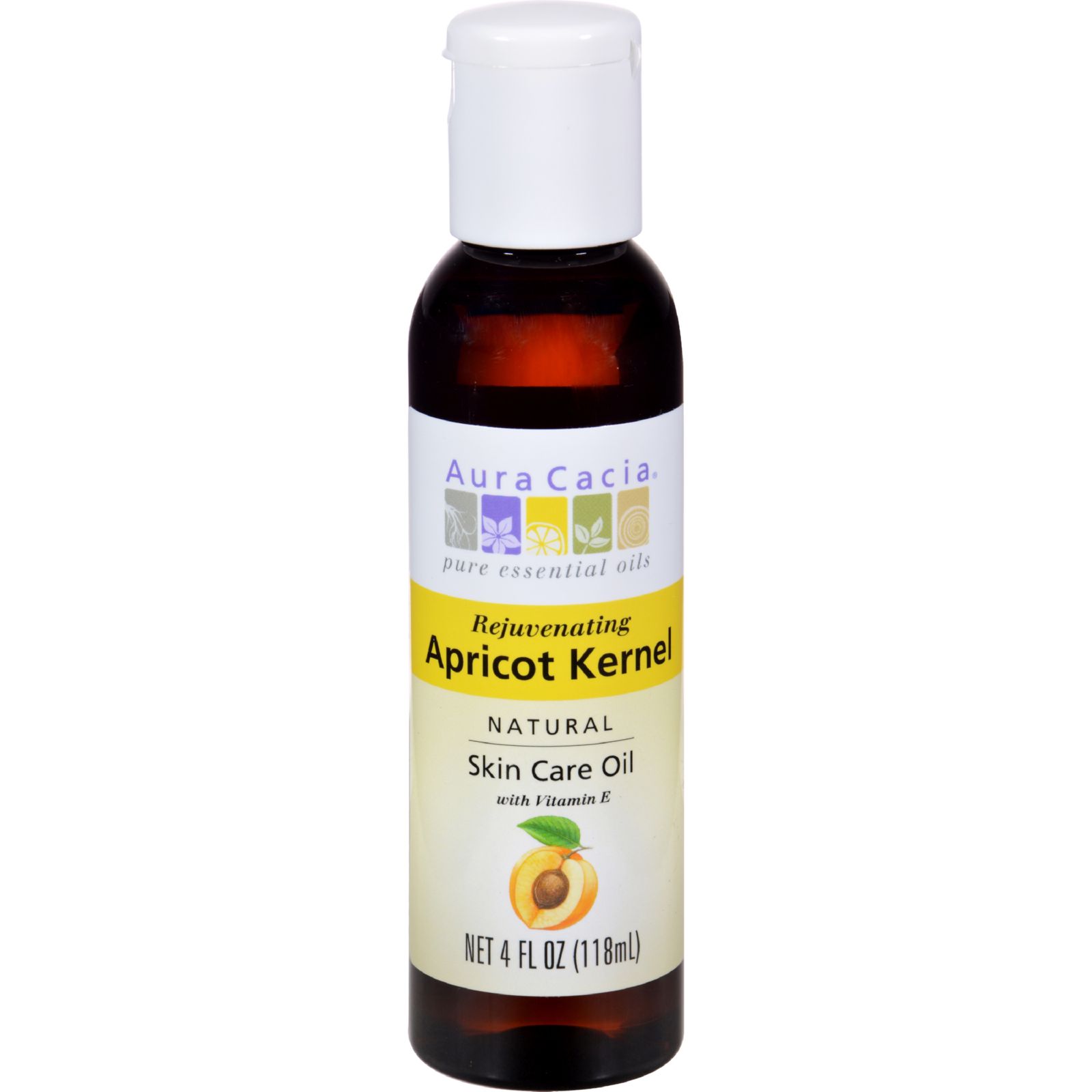 아우라카시아, 내추럴 스킨케어 오일 Apricot Kernel (살구씨 오일), 4 fl oz (118 ml)