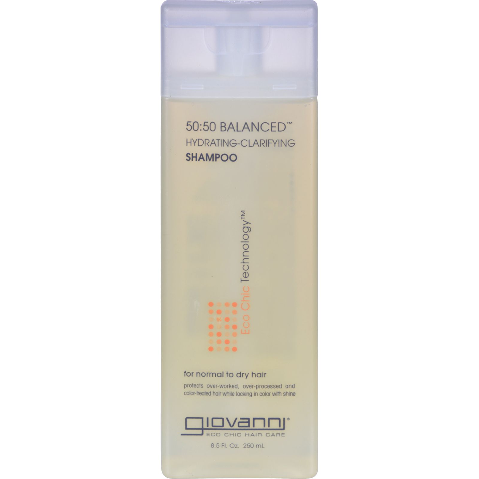 지오바니, 50:50 발란스 하이드레이팅 샴푸 Balanced Hydrating-Clarifying Shampoo, 8.5 fl oz (250 ml)