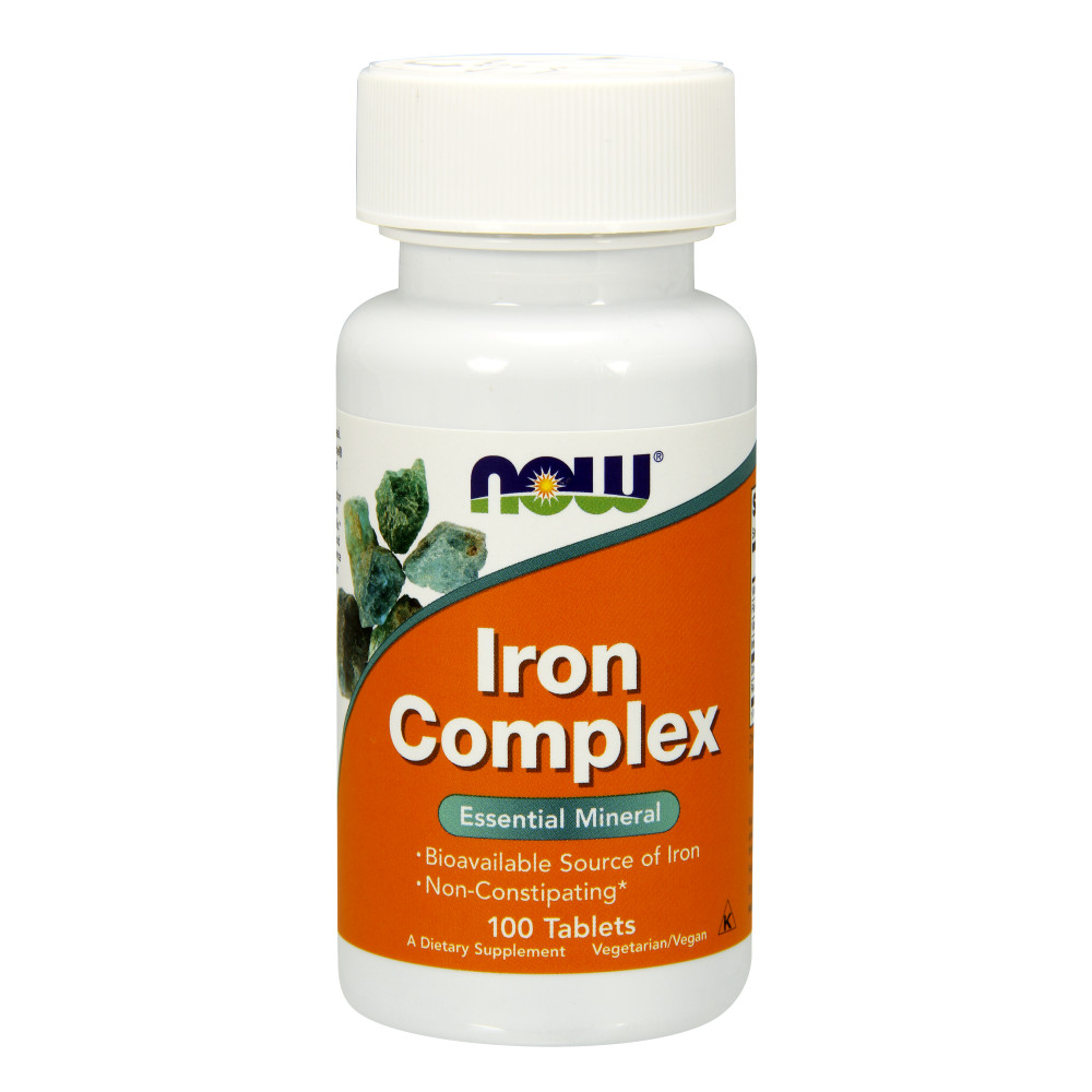  나우 Now, Iron Complex Vegetarian, 100 타블렛