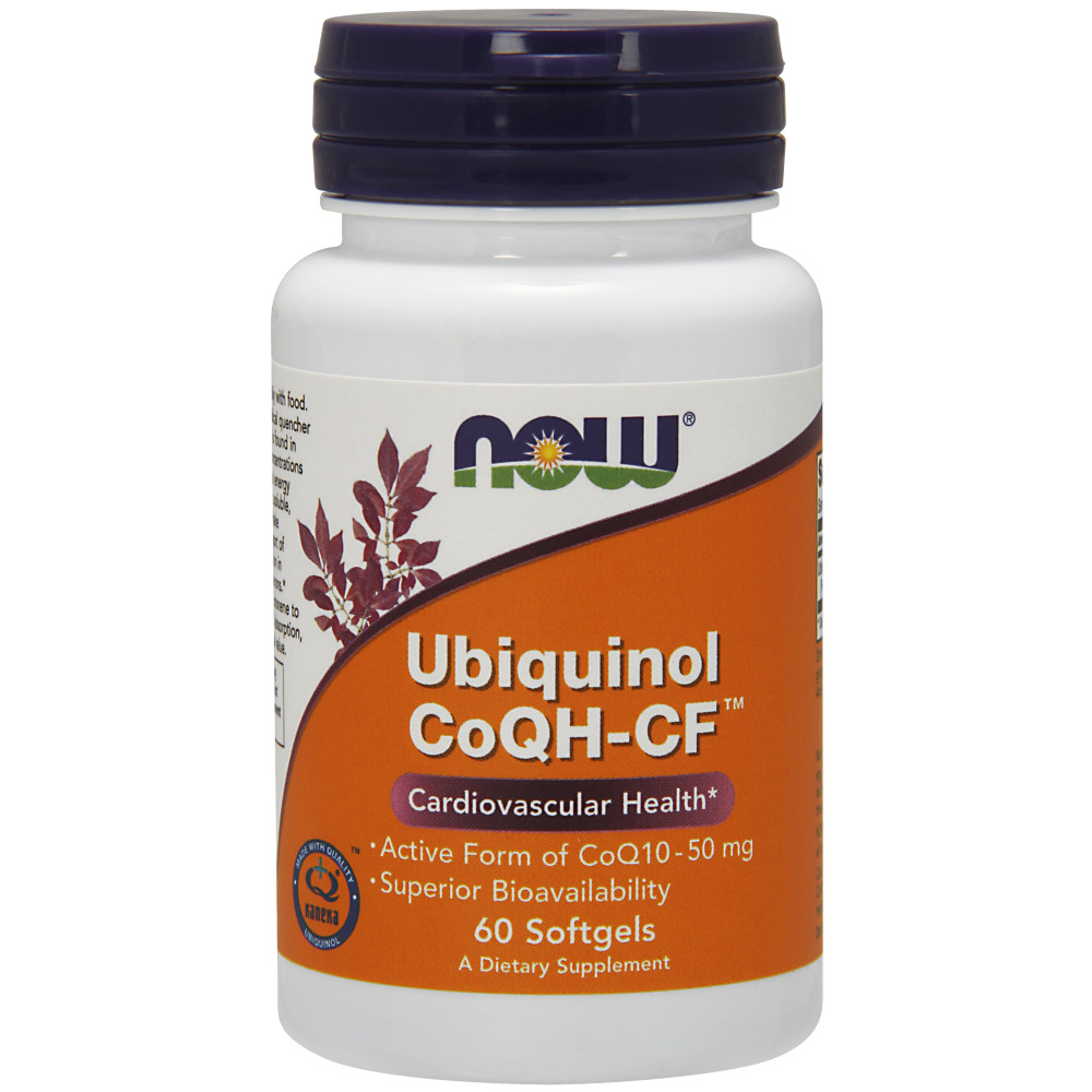  나우 Now, Ubiquinol CoQH-CF, 60 소프트젤