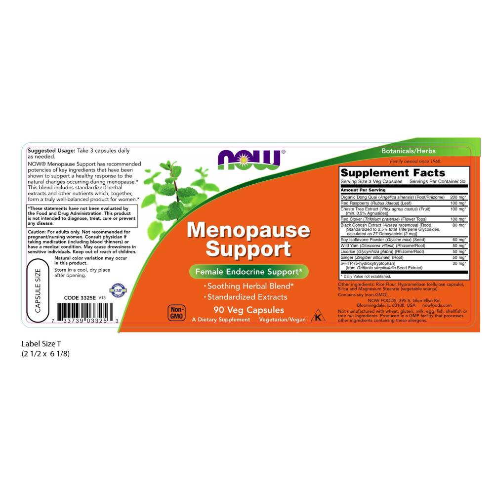 나우 Now, Menopause Support, 90 캡슐