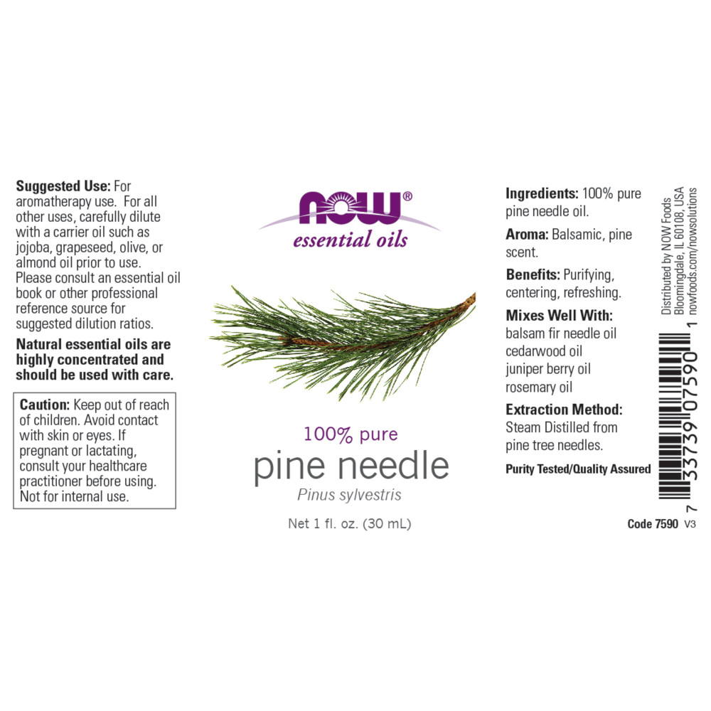  나우 Now, Pine Needle Oil, 1 fl oz (30 ml)