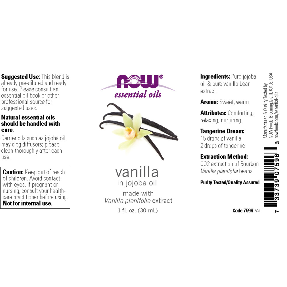  나우 Now, Vanilla, 1 fl oz (30 ml)