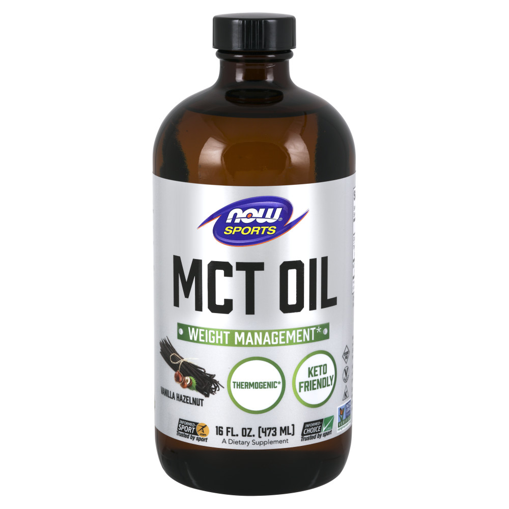 나우 Now, MCT Oil, 바닐라 헤이즐넛, 16 fl oz (473 ml)