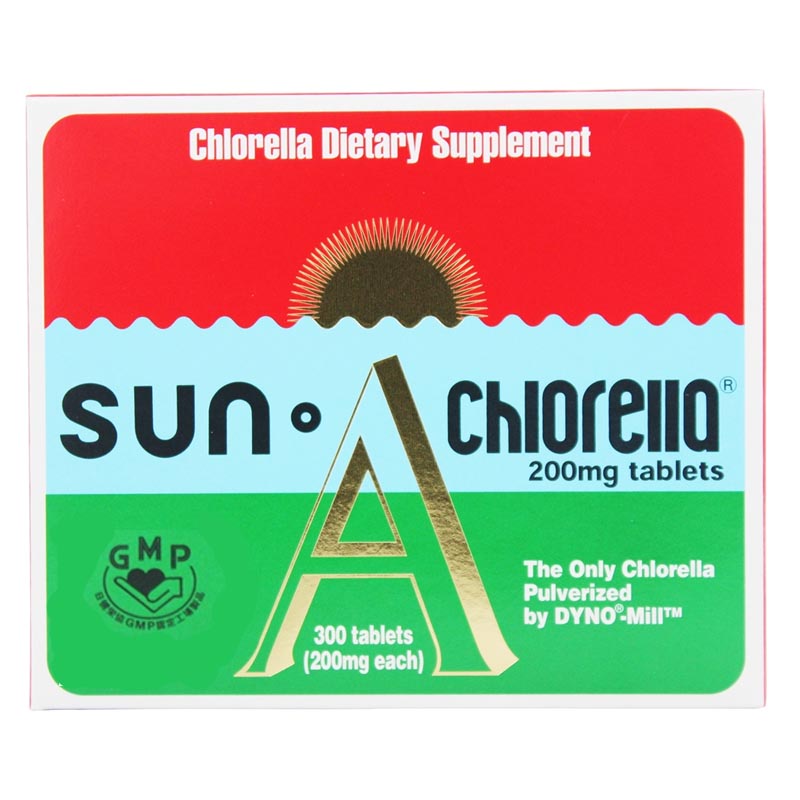 썬 클로렐라, Sun Chlorella 200 mg, 300 tablets